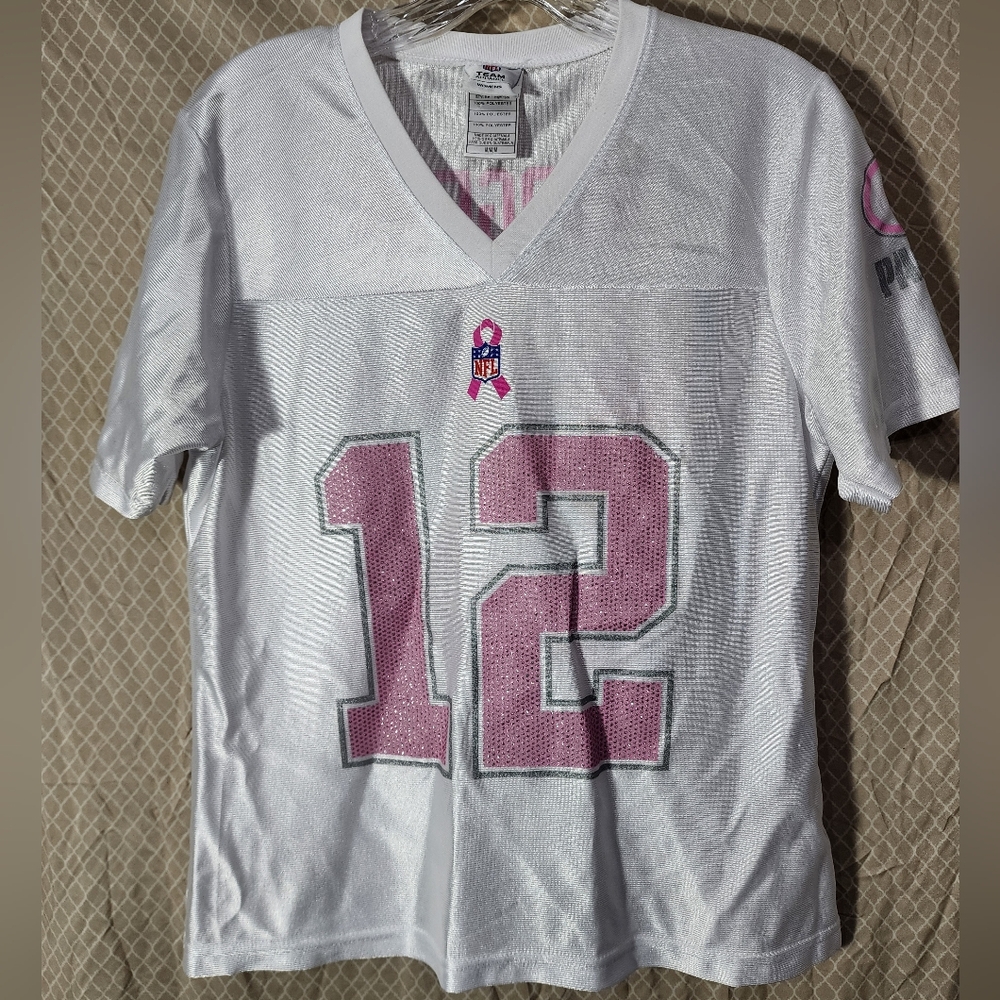 NFL Team Apparel ROGERS Green Bay Packers Pink Ribbon Women's Medium